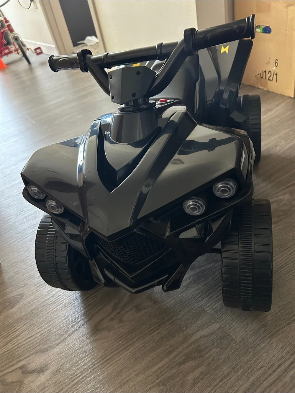 Kids Ride-On Quad ATV - Black